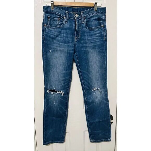 FRYE Jeans Women’s 26 Blue Denim Straight Leg - Picture 1 of 7
